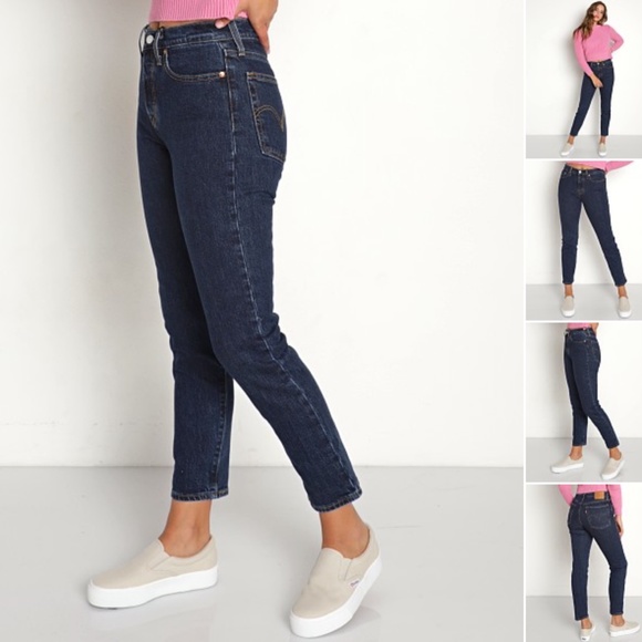 Levi's Wedgie Icon Fit Salsa Dark Stone Skinny - Size 18W - Picture 3 of 16